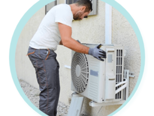 Window AC Unit being replaced in Pensacola, FL